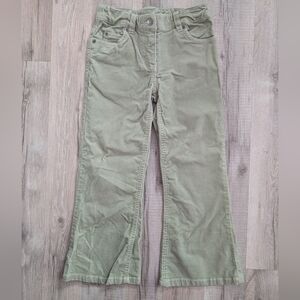Mini Boden Light Green Corduroy Flare Pants, 6Y (V4)